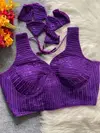 Tew 1012 Faux Georgette with Heavy Embroidery & Sequence Work Partywear Blouses Wholesale Suppliers In Mumbai